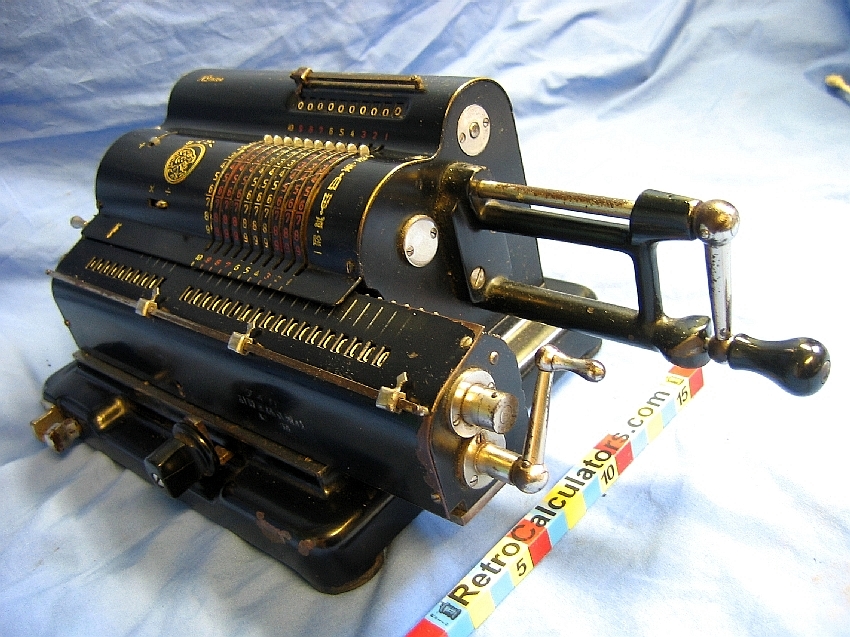 Tiger Japanese Mechanical Calculator Right Side circa 1940